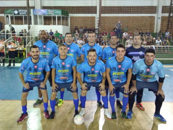 Oferto Chapec/Marafon Pneus  campeo do Futsal Fora-Livre